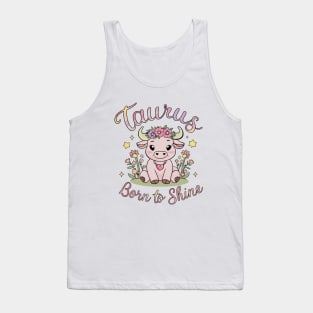 Taurus Born To Shine Tank Top